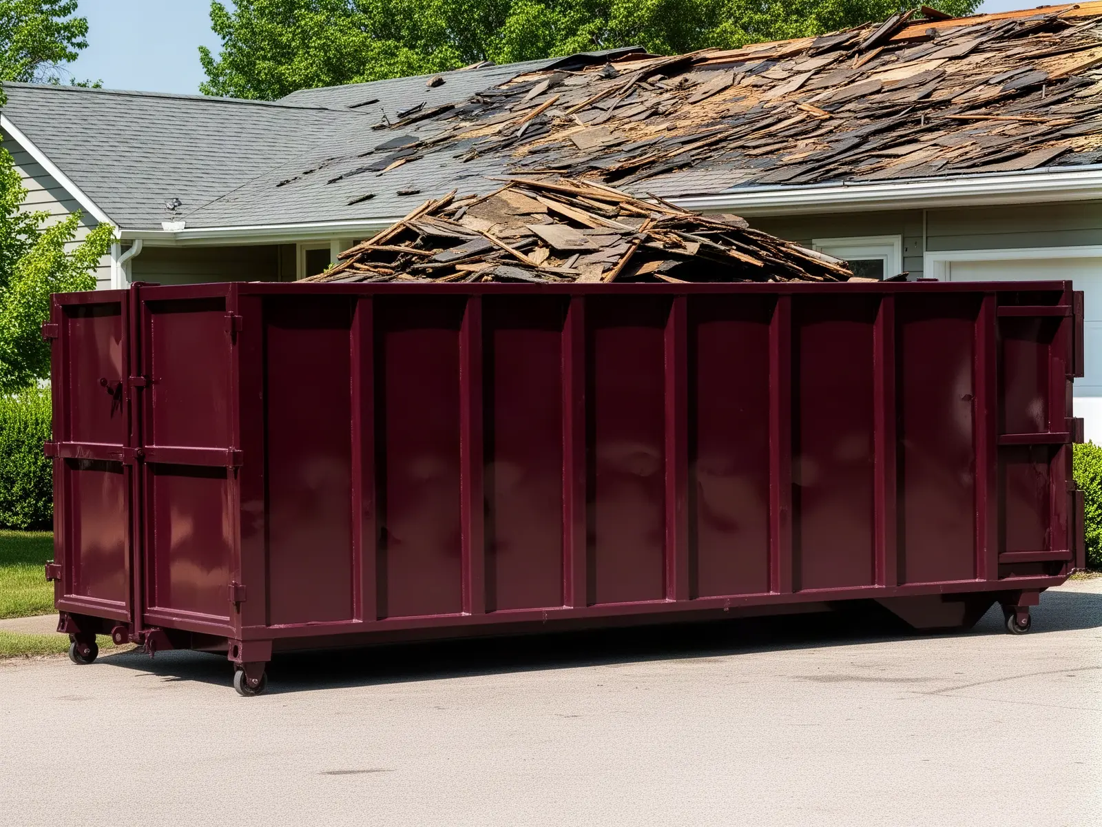 Roll-off dumpster from Mitch's Dania Beach Dumpsters in Dania Beach, FL